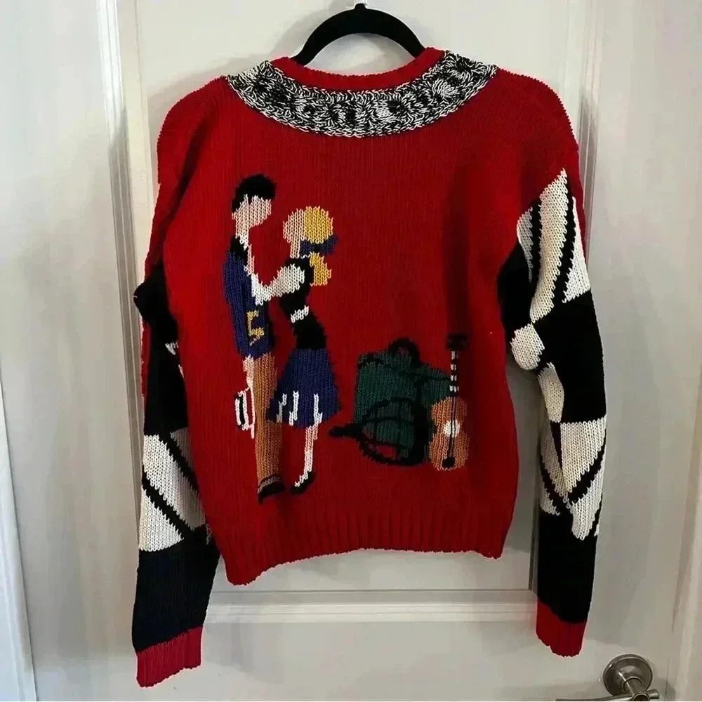 963 Lisa Nichols Football Sweetheart Couple Pullover Heavy Sweater Taylor Swift - Picture 6 of 6